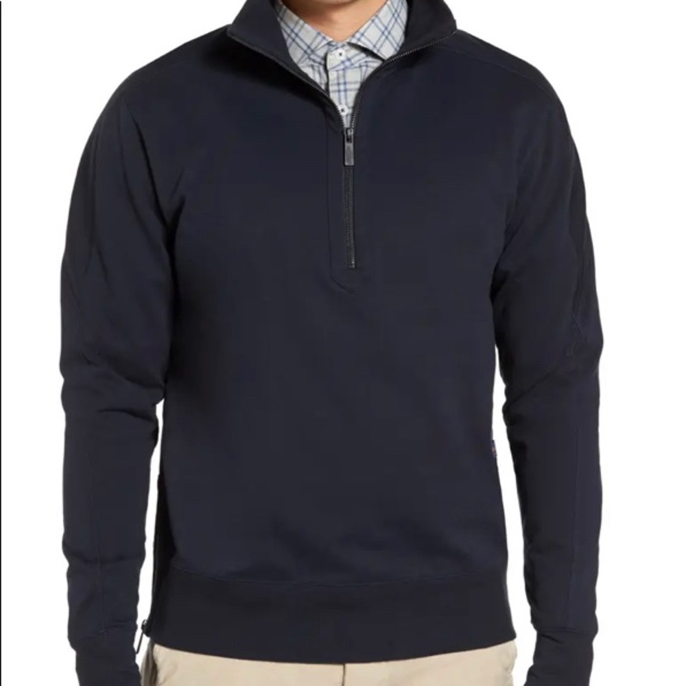 Good man brand Half zip navy pullover size XL